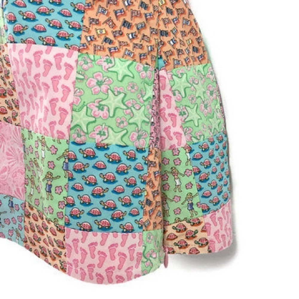 Vineyard Vines Patchwork Vineyard Haven Halter Top - Picture 4 of 8